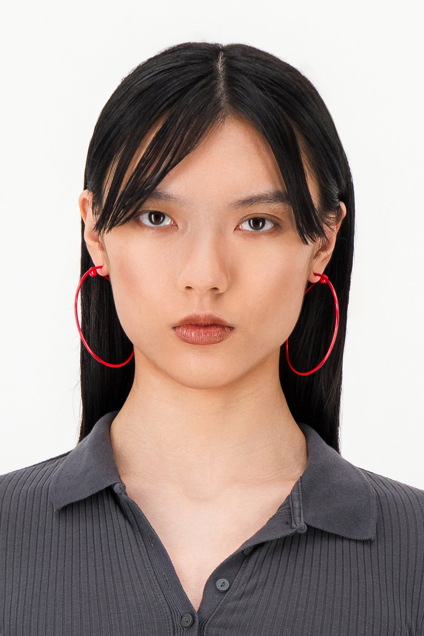 Marfa varnished earrings