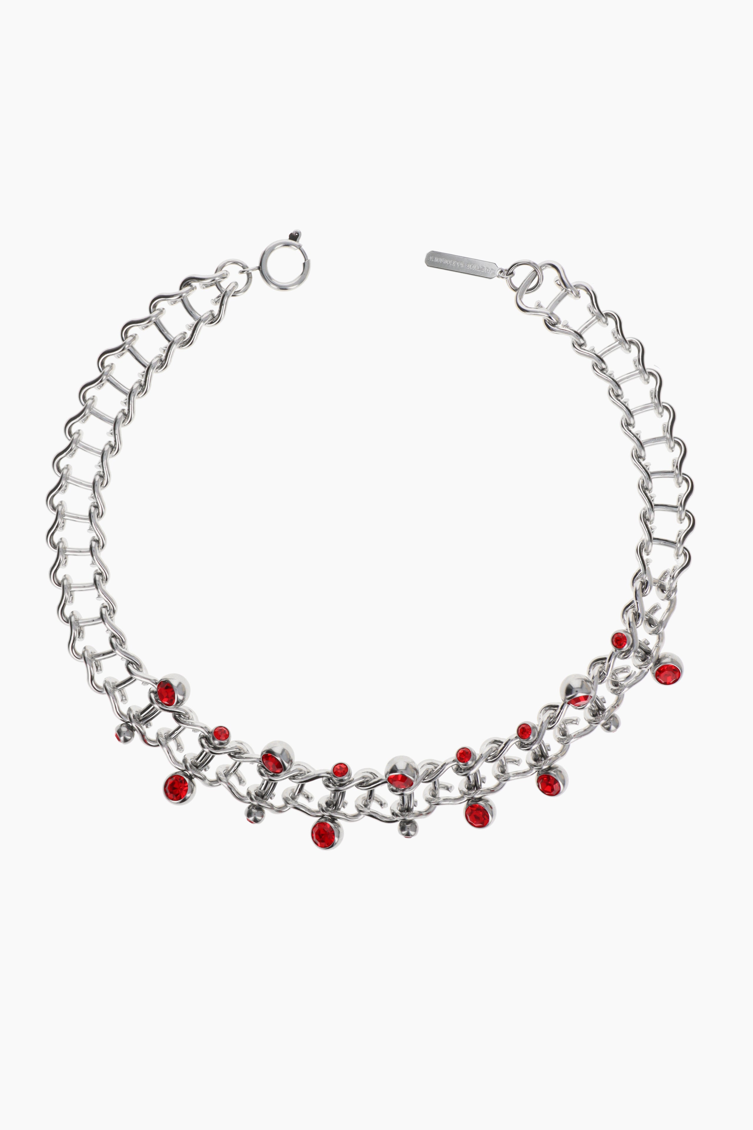 Mindy red choker