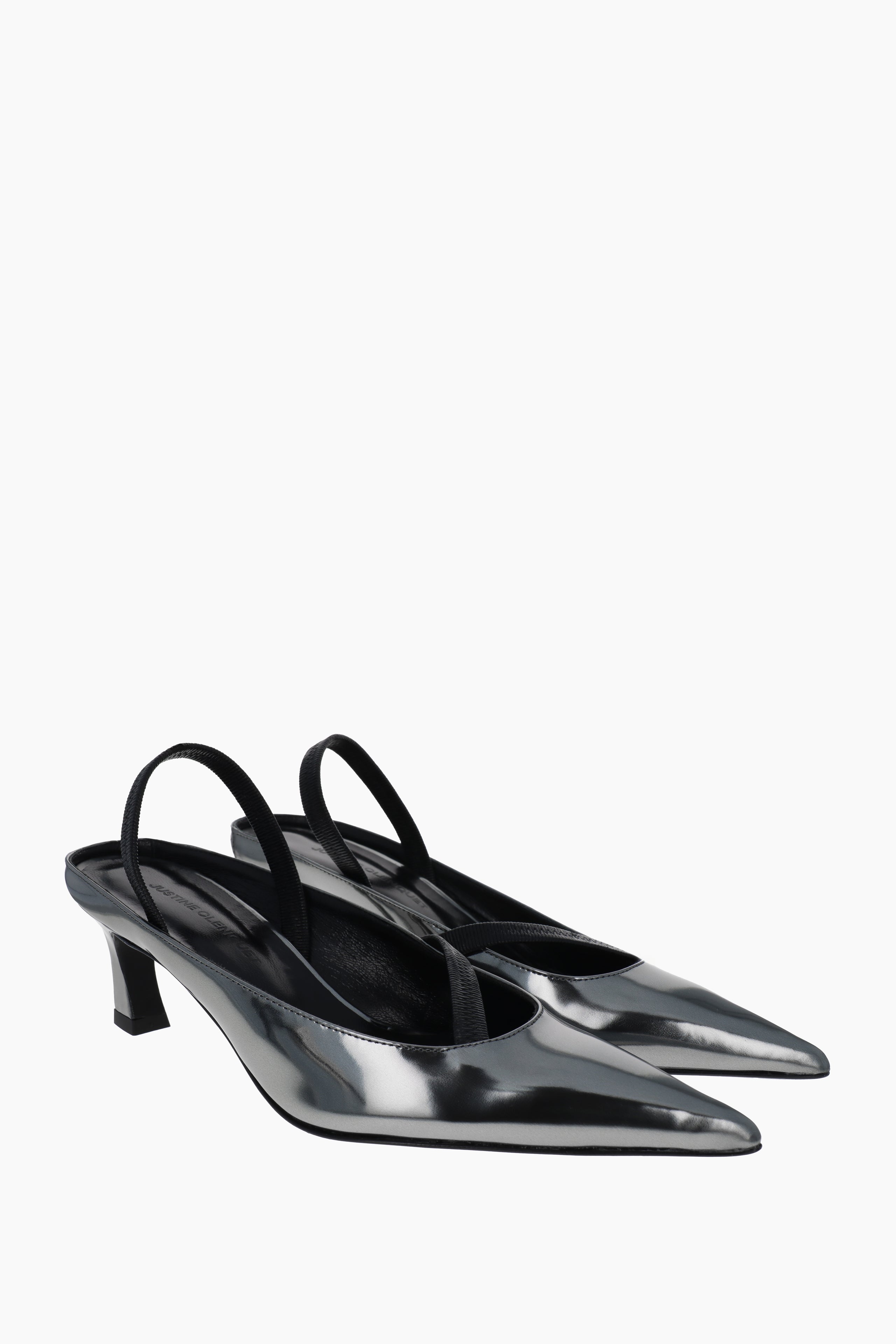 Sofia gun metal slingbacks