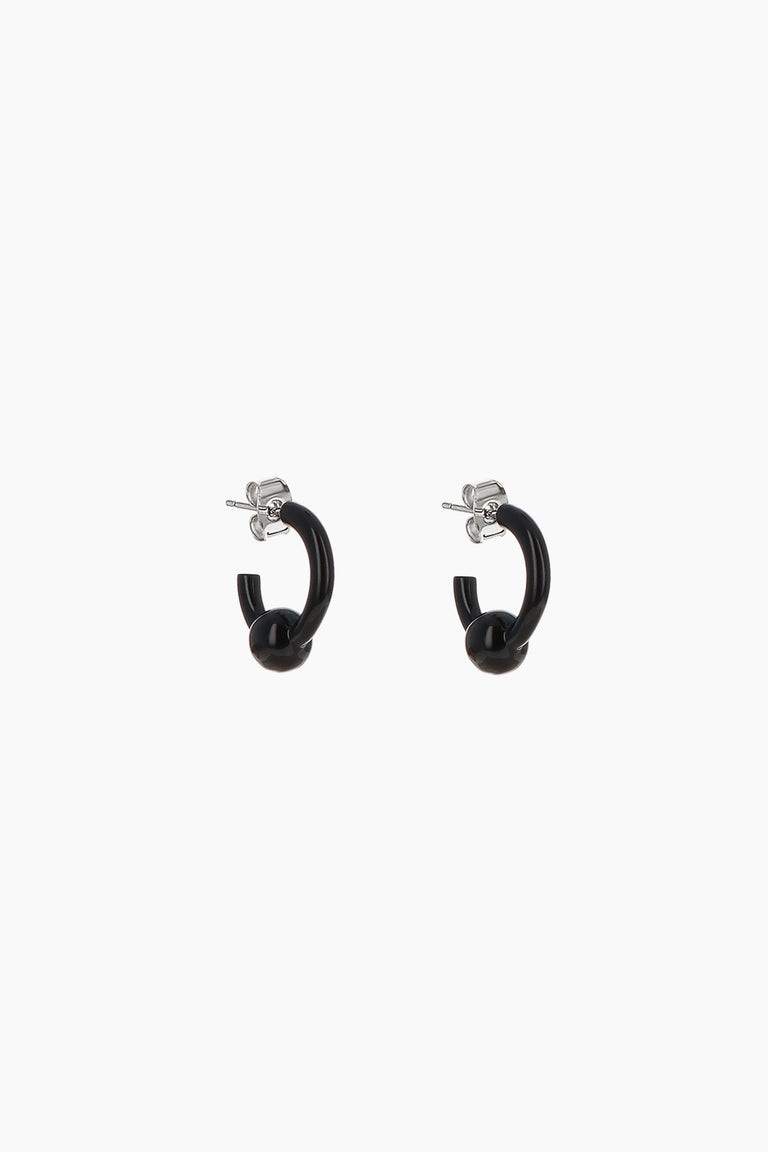Boucles d'oreilles Sam noir