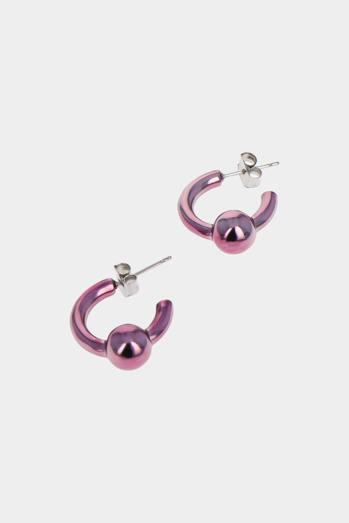 Boucles d’oreilles Sam violet 