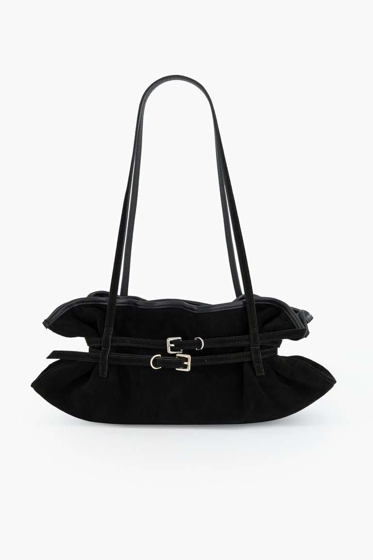 Sidney black suede bag