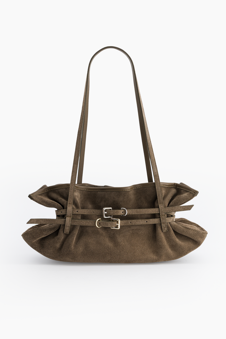 Sidney clay suede bag