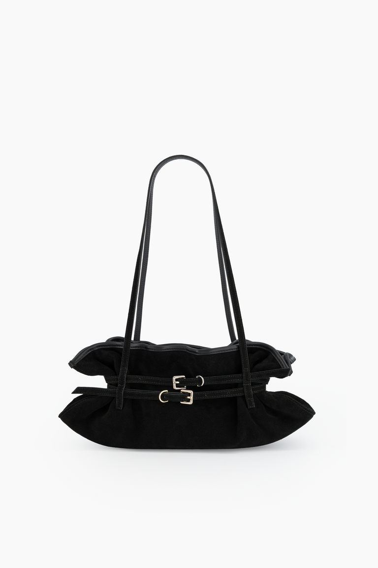 Sidney black suede bag