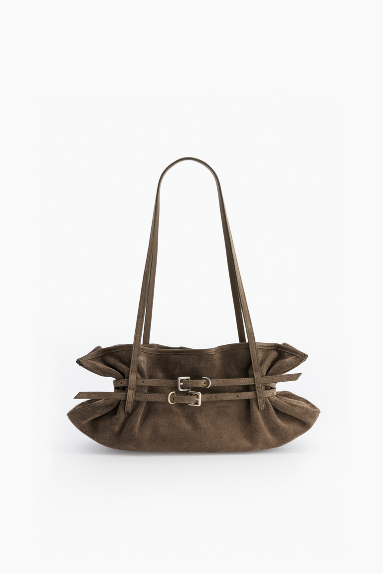 Sidney clay suede bag