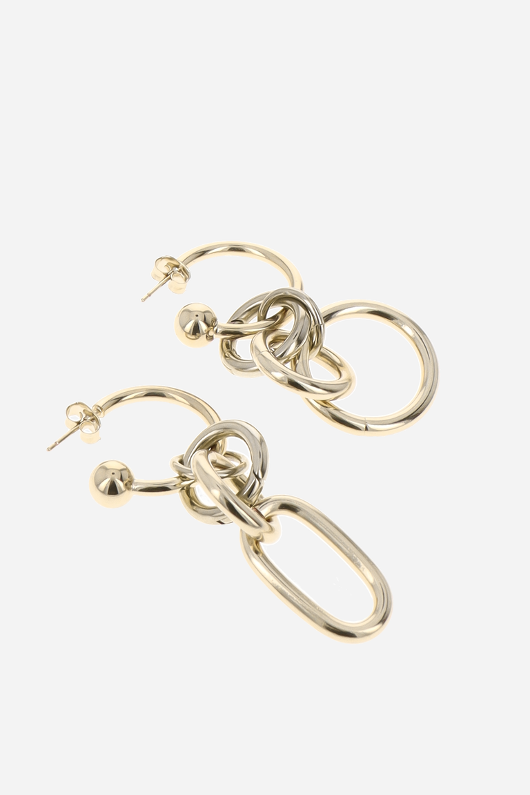 Grandes boucles d'oreilles Troy or