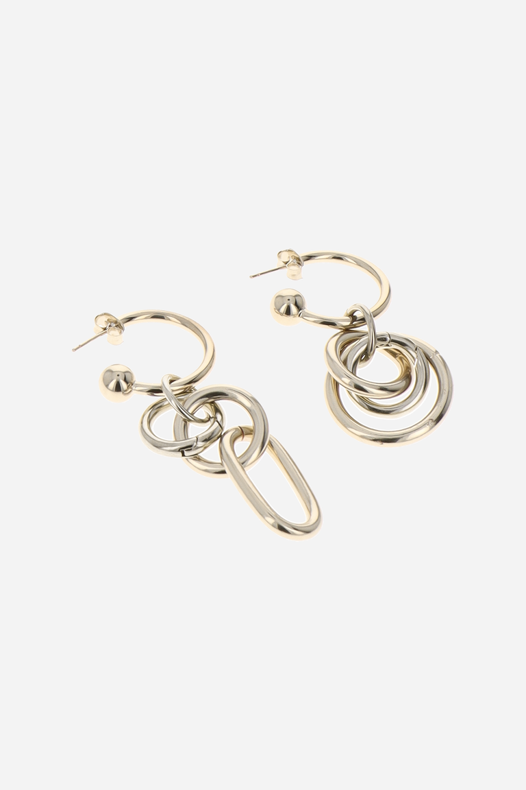 Troy large gold earrings