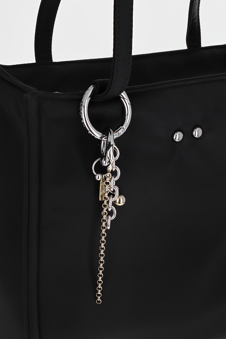 Uma Black Nylon Bag + Lewis keychain