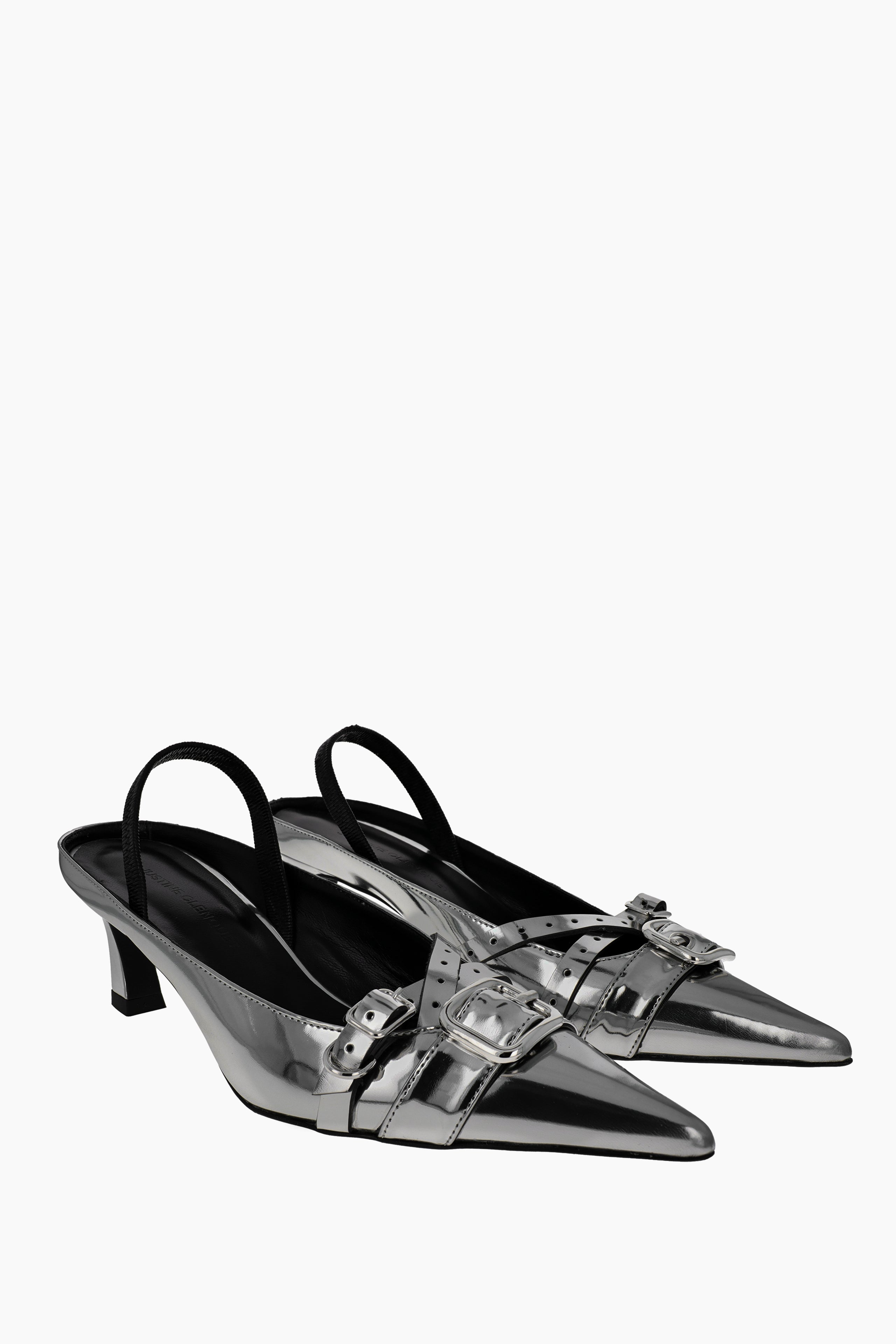 Joan Gun metal Slingbacks