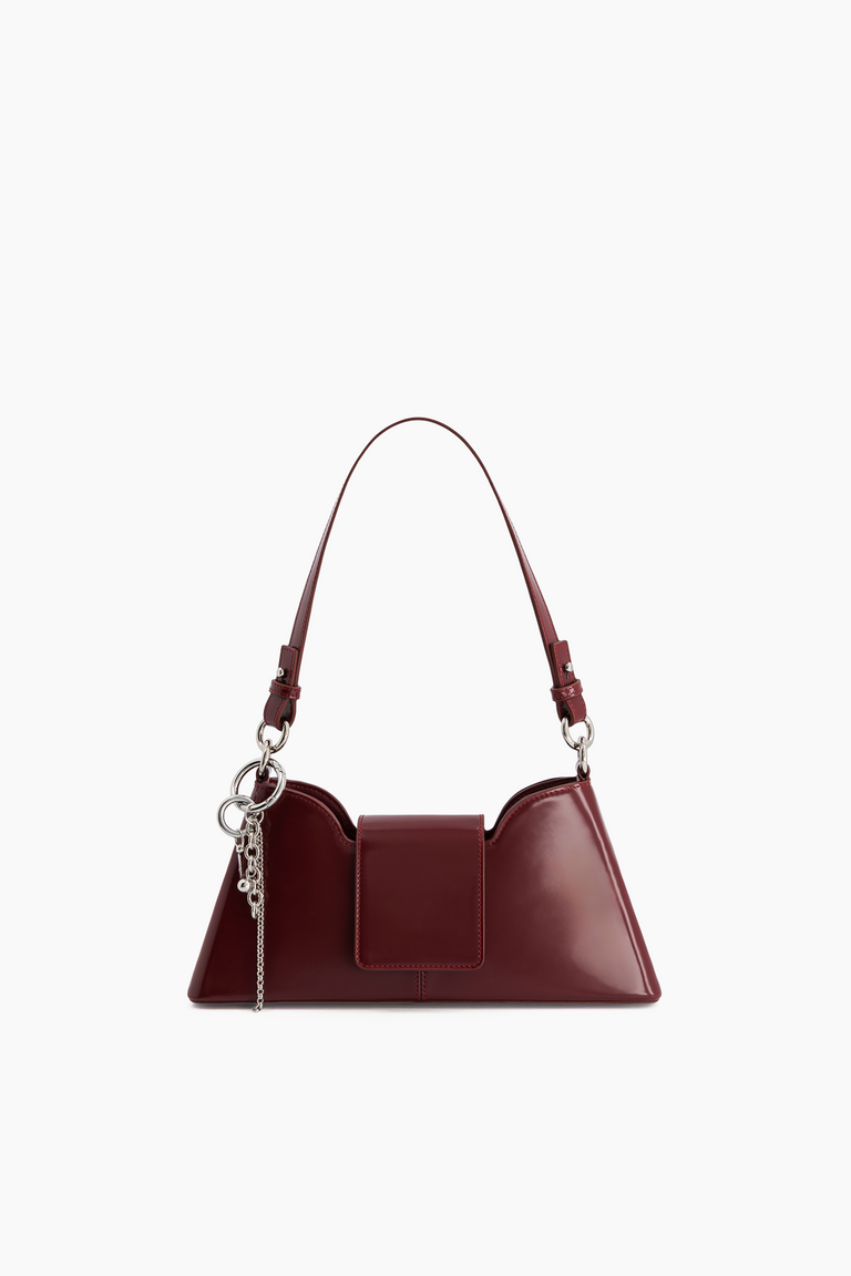 Marla burgundy bag + Lauryn keychain